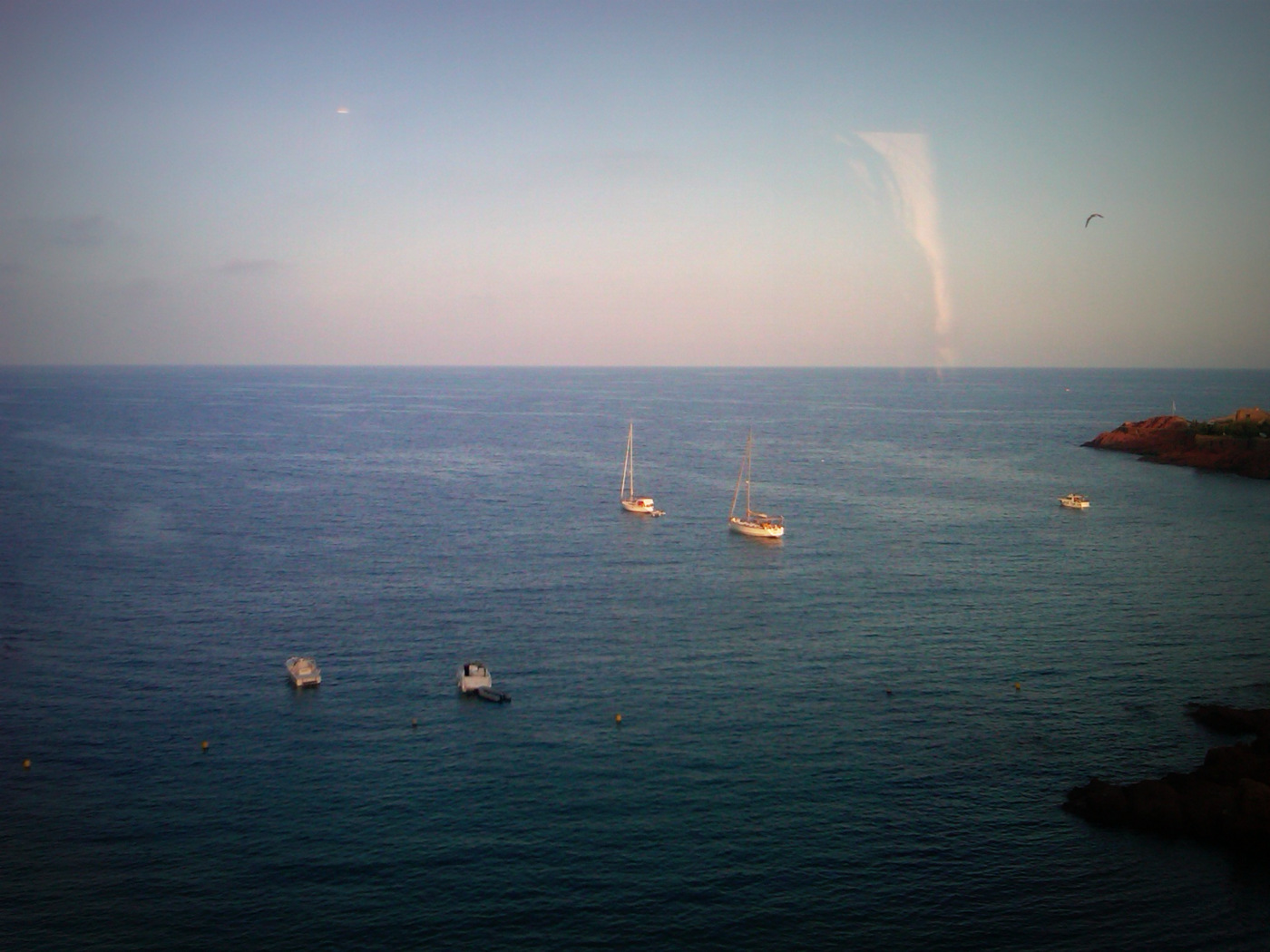 depuis le train au retour de Ventimiglia, août 2013